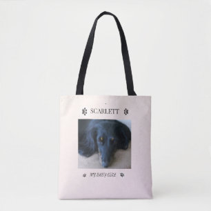 Tote Bag Compagnon d'empreinte de patte chérie