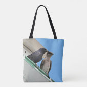 Tote Bag Compagnons de Martin pourpre (Dos)