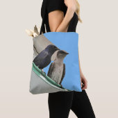 Tote Bag Compagnons de Martin pourpre (De près)