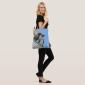 Tote Bag Compagnons de Martin pourpre (Sur le modèle)