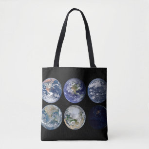 Tote Bag Comparaison D'Image De Vues Iconiques De La Planèt