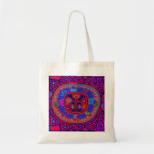 Tote Bag Compas Mola indienne de Kuna (Devant)