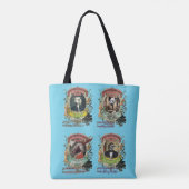 Tote Bag Compositeur animal Beethoven de poule drôle de (Dos)