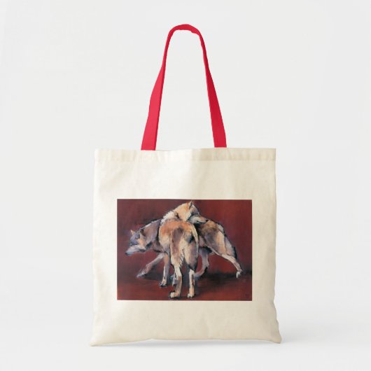 Tote Bag Composition 2001 en loup (Devant)