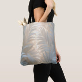 Tote Bag Composition aérée de feuilles de palmier blanches (De près)