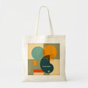 Tote Bag Composition Artistique de Formes Superposées