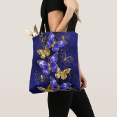 Tote Bag Composition avec les papillons Sapphire (De près)