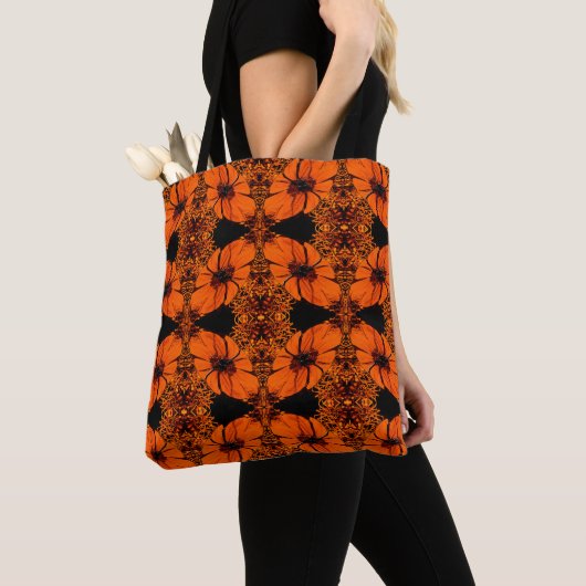 Tote Bag Composition florale automnale...... (De près)