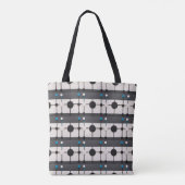 Tote Bag Composition géométrique abstraite avec cercles (Dos)