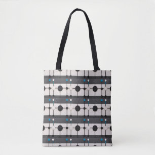 Tote Bag Composition géométrique abstraite mettant en vedet