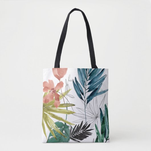 Tote Bag Composition tropicale (Devant)