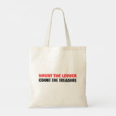 Tote Bag Comptable amusant Déclaration d'Halloween (Dos)