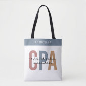 Tote Bag Comptable Public Certifié CPA Retro (Devant)