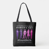 Tote Bag Compte-la à l'occasion de la Journée international (Dos)