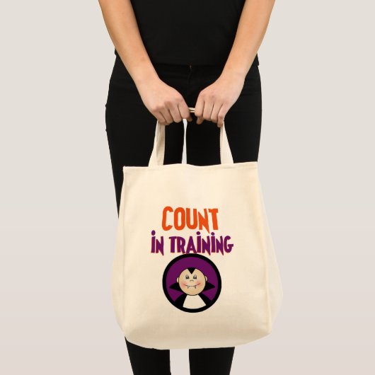 Tote Bag Compter dans l'entraînement des t-shirts et des ca (Devant (produit))
