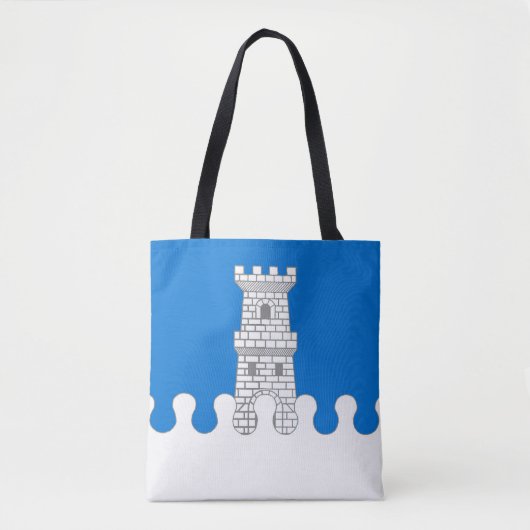 Tote Bag Comté de chiens lugubres insigne de populace (Devant)