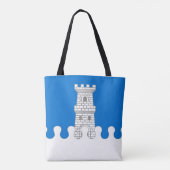 Tote Bag Comté de chiens lugubres insigne de populace (Dos)