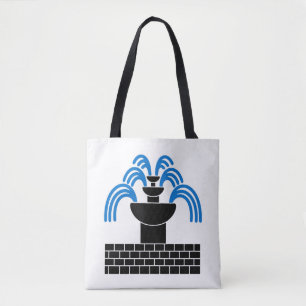 Tote Bag Comté de Fontaine dans Sable Populace Badge