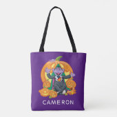 Tote Bag Comte von Count | Citrouilles d'Halloween (Dos)