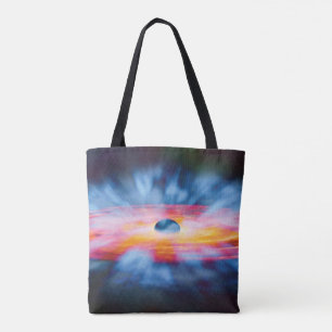 Tote Bag Concept artistique de flux sortants d'un trou noir