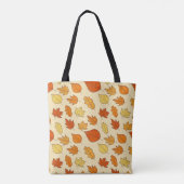 Tote Bag Concept feuille : Motif symbole d'automne (Dos)