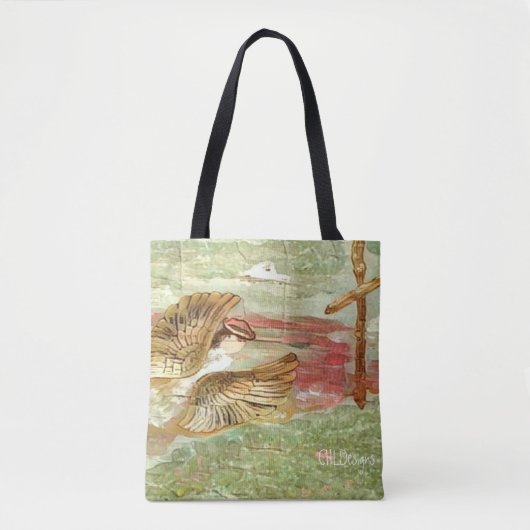 Tote Bag Conception 1 d'ange en vol (Devant)