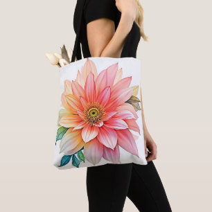 Tote Bag Conception Abstraite de fleurs pétales douces