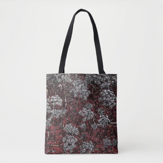 Tote Bag Conception abstraite de samphire (Devant)
