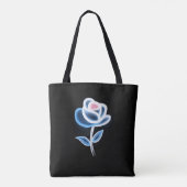 Tote Bag Conception Abstraite des fleurs (Dos)