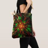 Tote Bag Conception Abstraite des fleurs fractales. (De près)