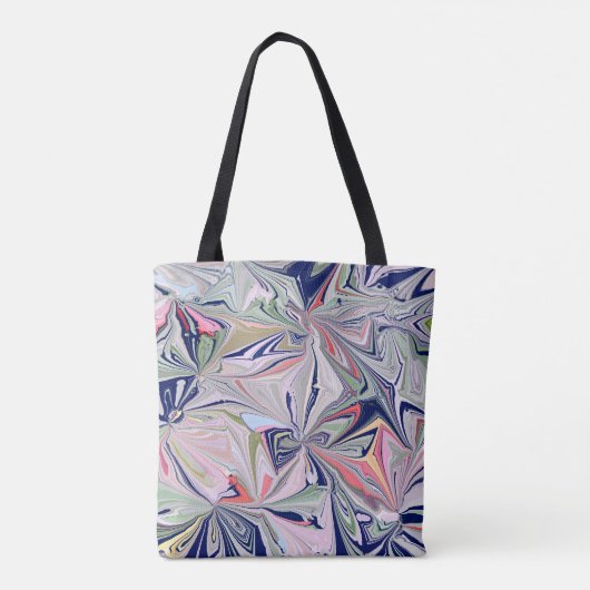 Tote Bag Conception abstraite du marbre (Dos)