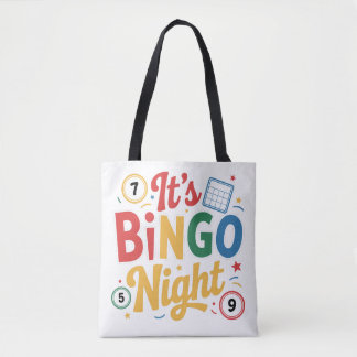 Tote Bag Conception amusante pour les amateurs de Bingo – C