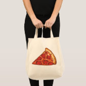 Tote Bag Conception aquarelle de pizza épicée (Devant (produit))