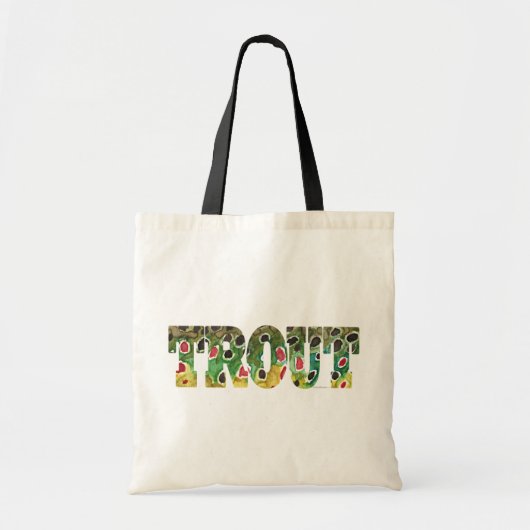 Tote Bag Conception Brown de truites (Devant)
