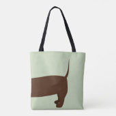 Tote Bag Conception Brown mignonne d'avant et de dos de (Dos)