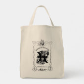 Tote Bag Conception céleste d'intuition des Poissons (Dos)