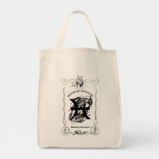 Tote Bag Conception céleste d'intuition des Poissons (Devant)