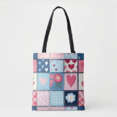 Tote Bag Conception Charming Cute Patchwork (Devant)