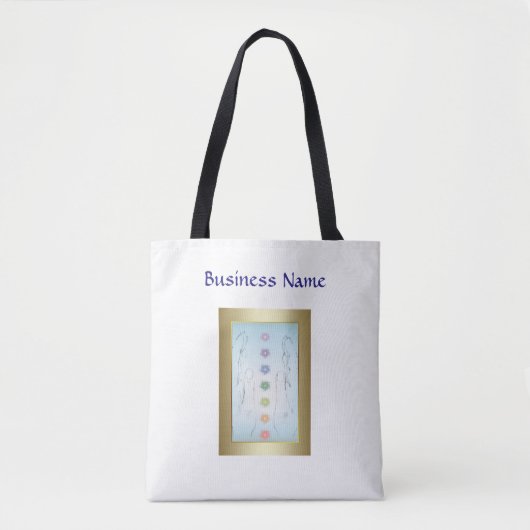 Tote Bag Conception curative holistique de mains (Devant)