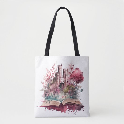 Tote Bag Conception d'amour de livre de fantasy (Devant)