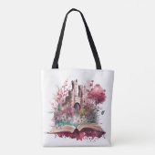 Tote Bag Conception d'amour de livre de fantasy (Dos)