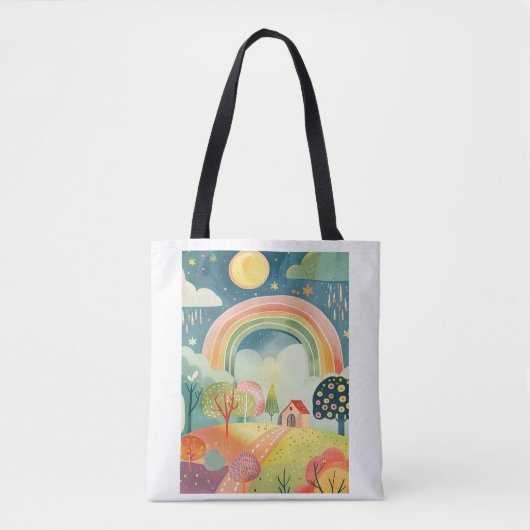 Tote Bag Conception d'art de pépinière (Devant)