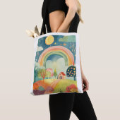 Tote Bag Conception d'art de pépinière (De près)