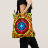 Tote Bag Conception d'art mandala abstrait pointillé-65904 (De près)