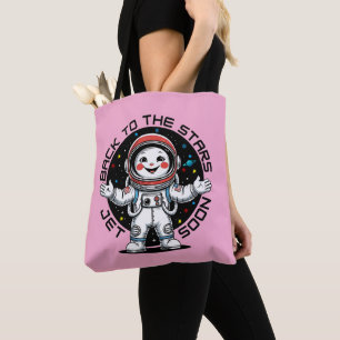 Tote Bag Conception d'astronaute mignon revenant aux étoile