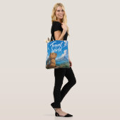 Tote Bag Conception d'aventure de capybara d'anime Voyage d (Sur le modèle)