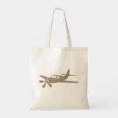 Tote Bag Conception d'avion Tan (Dos)