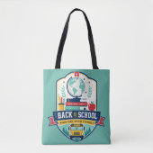 Tote Bag Conception de badge Retour à l'école (Devant)