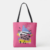 Tote Bag Conception de boite de style rétro (Dos)