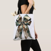Tote Bag Conception de Bow Camouflage - Style d'inspiration (De près)